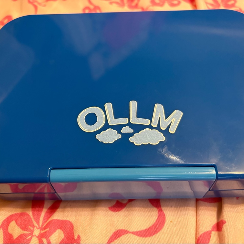 🩷Blue Leak Free Lunchbox with OLLM Logo for Toddlers/Kids